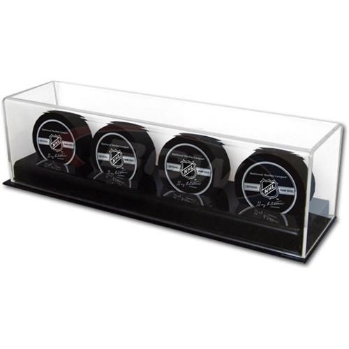 4 Hockey Pucks Acrylic Display Case / Holder - BCW