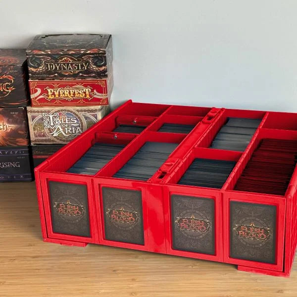 Collectible Card Bin 3200ct RED - BCW - Storage