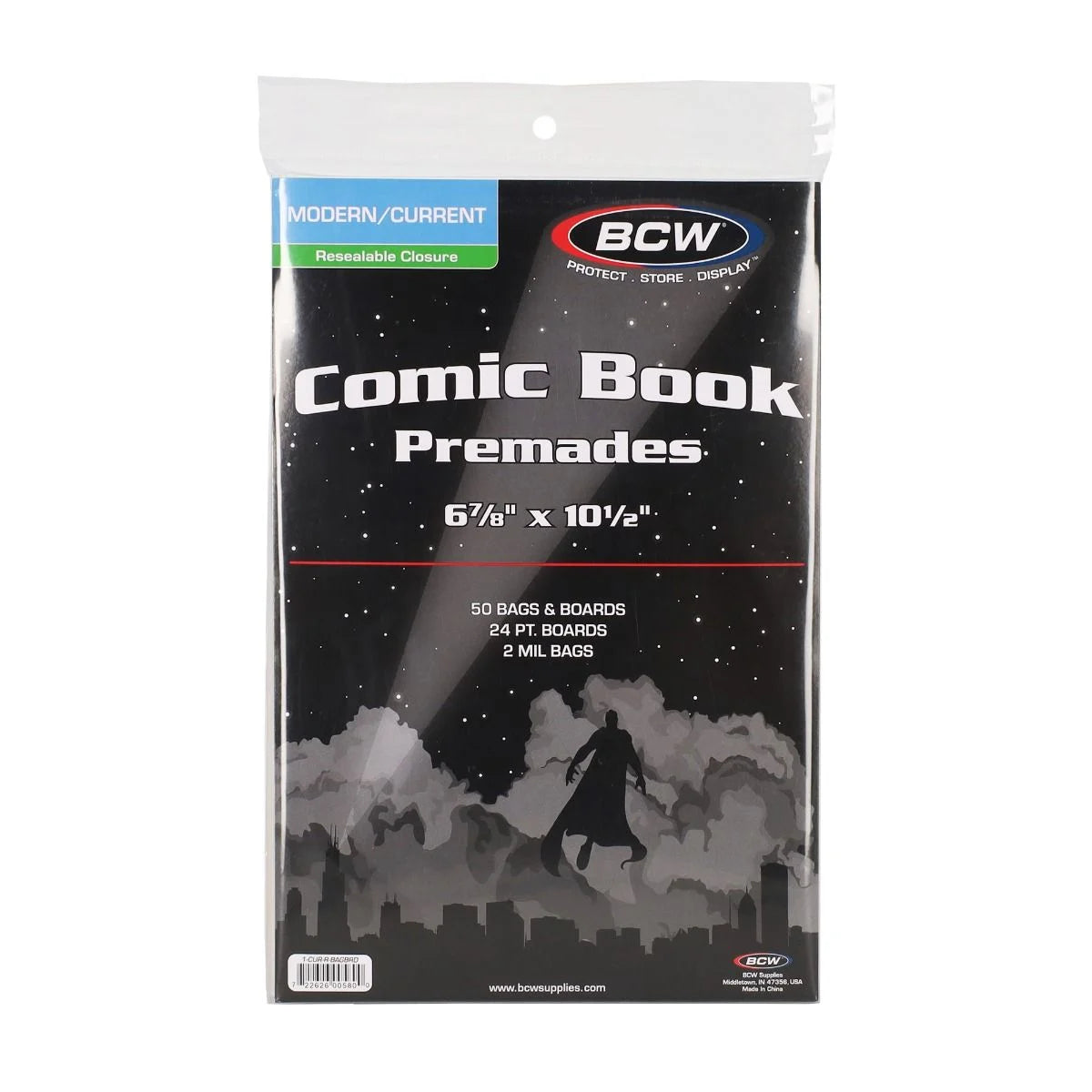 Premade® Resealable Current Comic Bag and Board - BCW