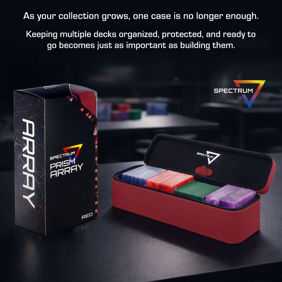 Prism Deck Case - Array- Red