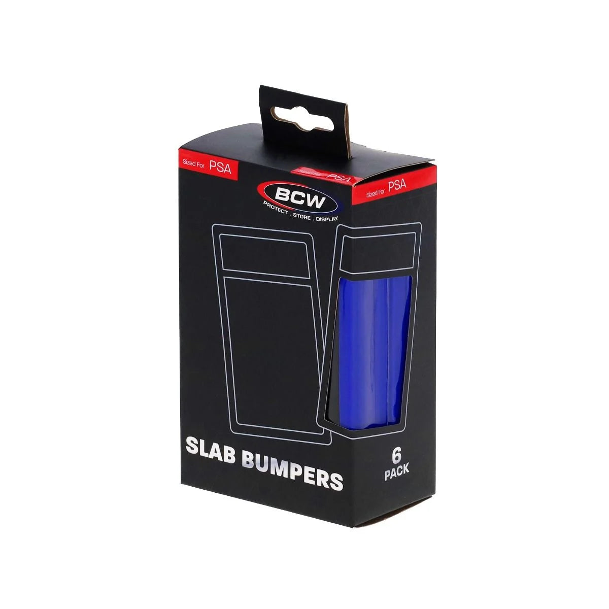 6 Pack of Slab Bumpers - PSA Card - BLUE - BCW