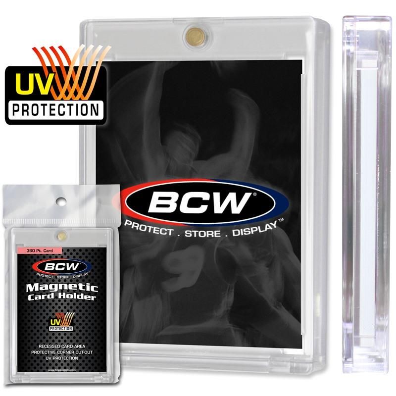 One Touch Magnetic Card Holders 360Pt - Box of 8 BCW
