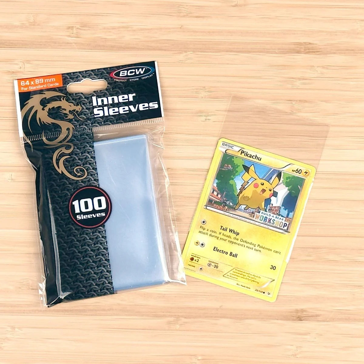 Top Loading Clear Inner Sleeves BCW 100 sleeves