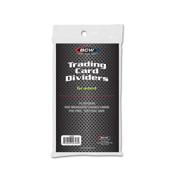 Divider Graded Trading Card - 10 Pack - BCW Dividers