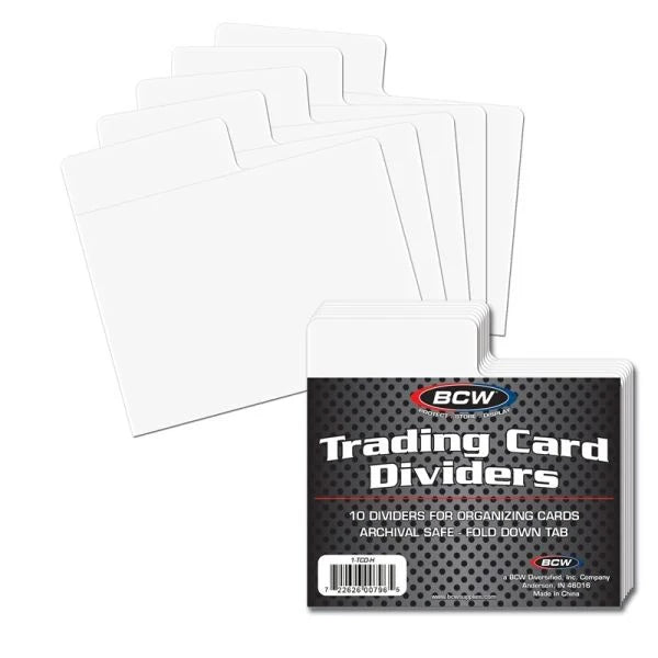 Divider Horizontal Trading Card - 10 Pack - BCW Dividers