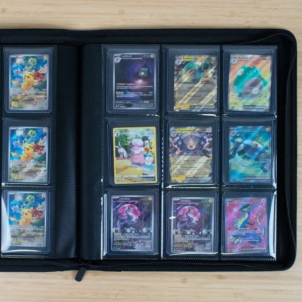 Z-Folio 9-Pocket LX Top Loader Binder - Black Toploader