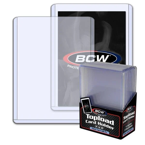 138pt Card Toploaders - 10 Pack - BCW