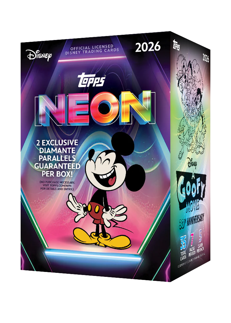 Disney 2026 Topps NEON Blaster Box