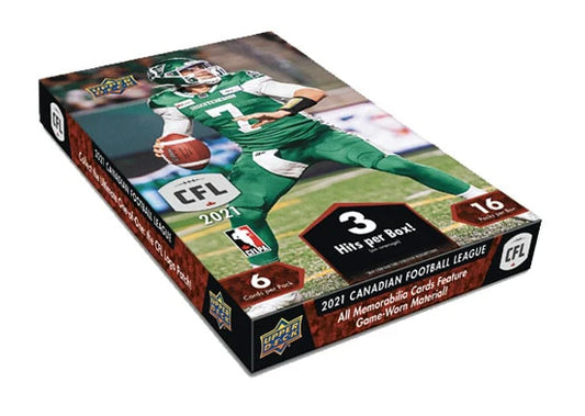 2021 Upper Deck CFL Football Hobby Box