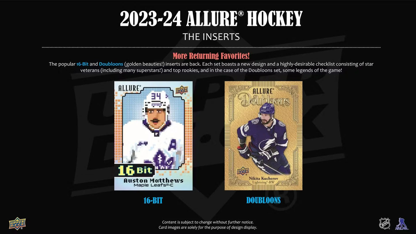 2023-24 UD Allure Hockey Hobby Box
