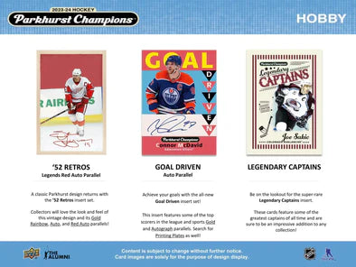 2023-24 Parkhurst Champions Hockey Hobby Box