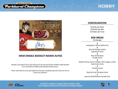 2023-24 Parkhurst Champions Hockey Hobby Box