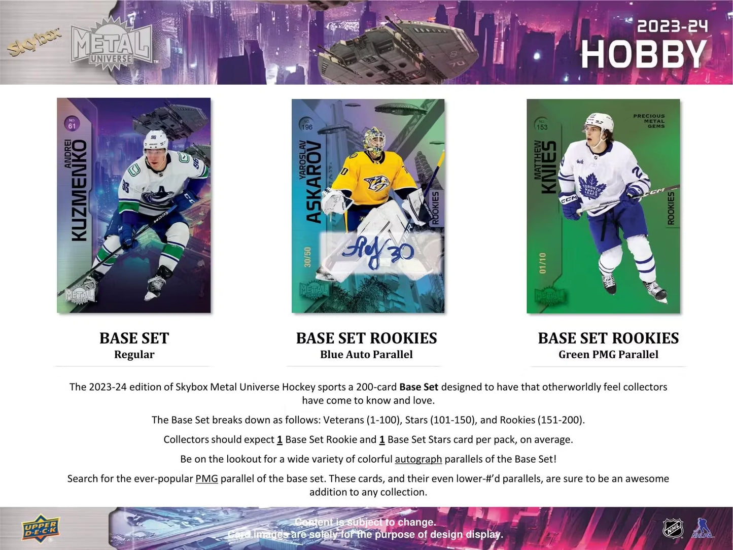 2023-24 SkyBox Metal Universe Hockey Hobby Box