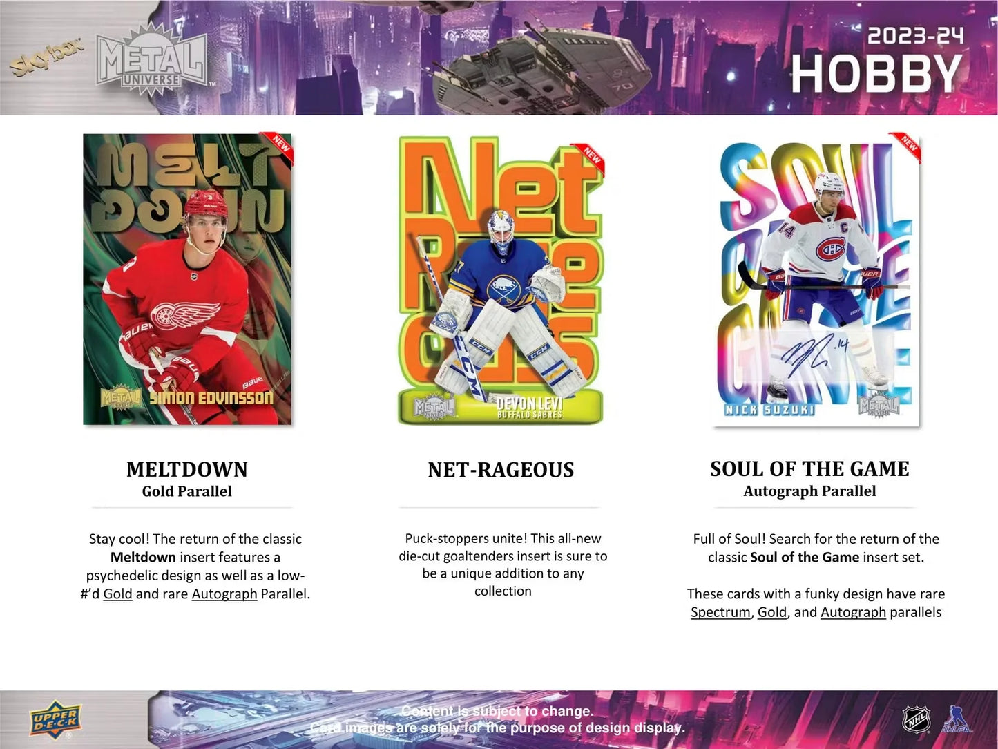 2023-24 SkyBox Metal Universe Hockey Hobby Box