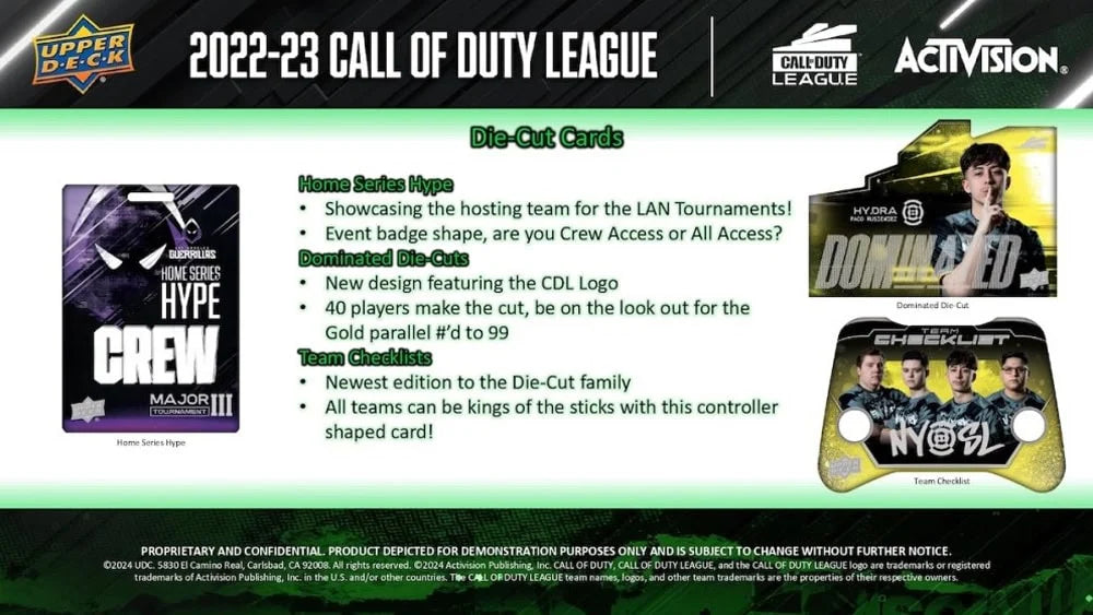 2023 Upper Deck CALL OF DUTY LEAGUE Hobby Box