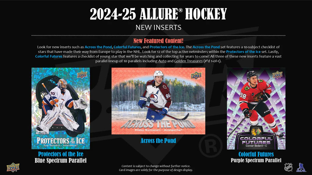 2024-25 UD Allure Hockey Hobby Box