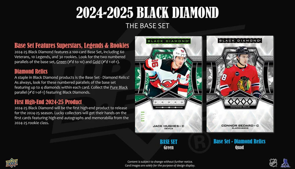 2024-25 UD Black Diamond Hockey Hobby Box