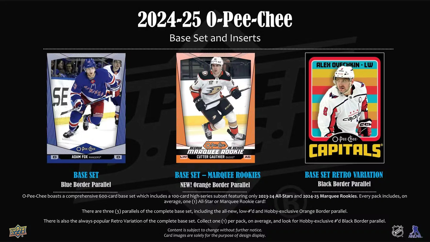 2024-25 OPC O-Pee-Chee Hockey Hobby Box