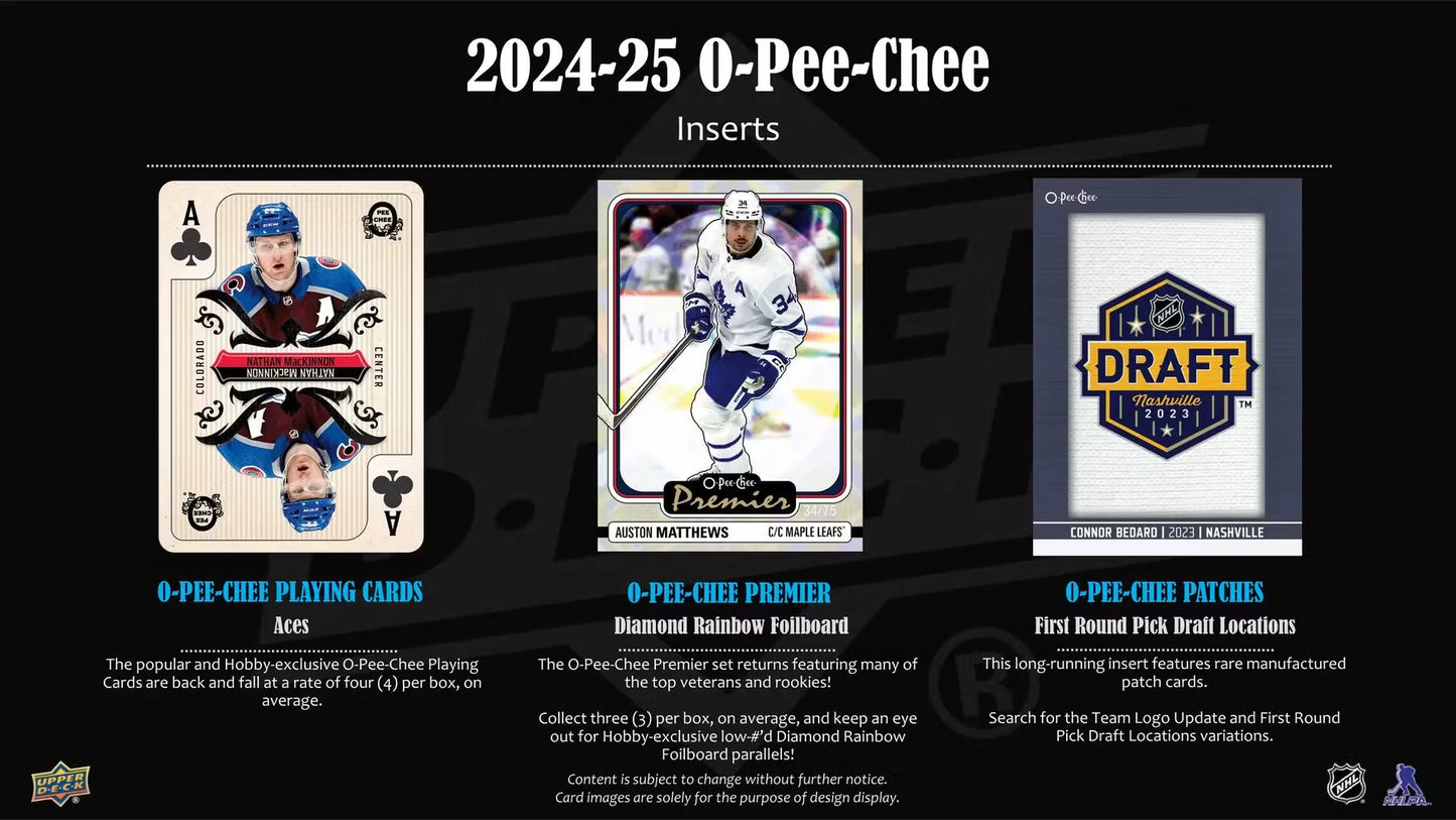 2024-25 OPC O-Pee-Chee Hockey Hobby Box
