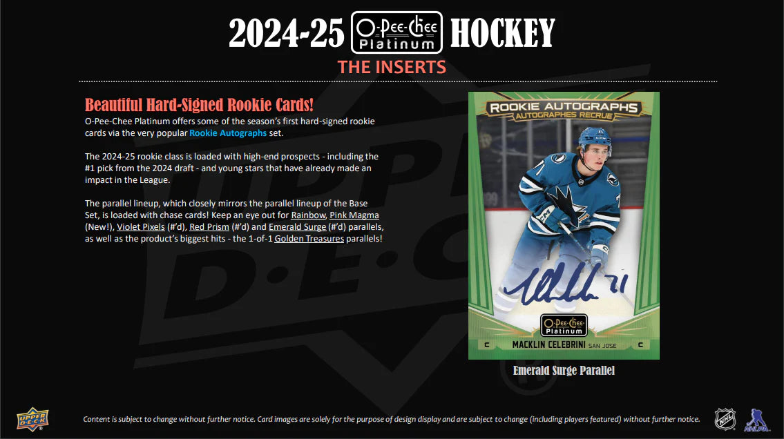2024-25 O-Pee-Chee Platinum Hockey Blaster Box