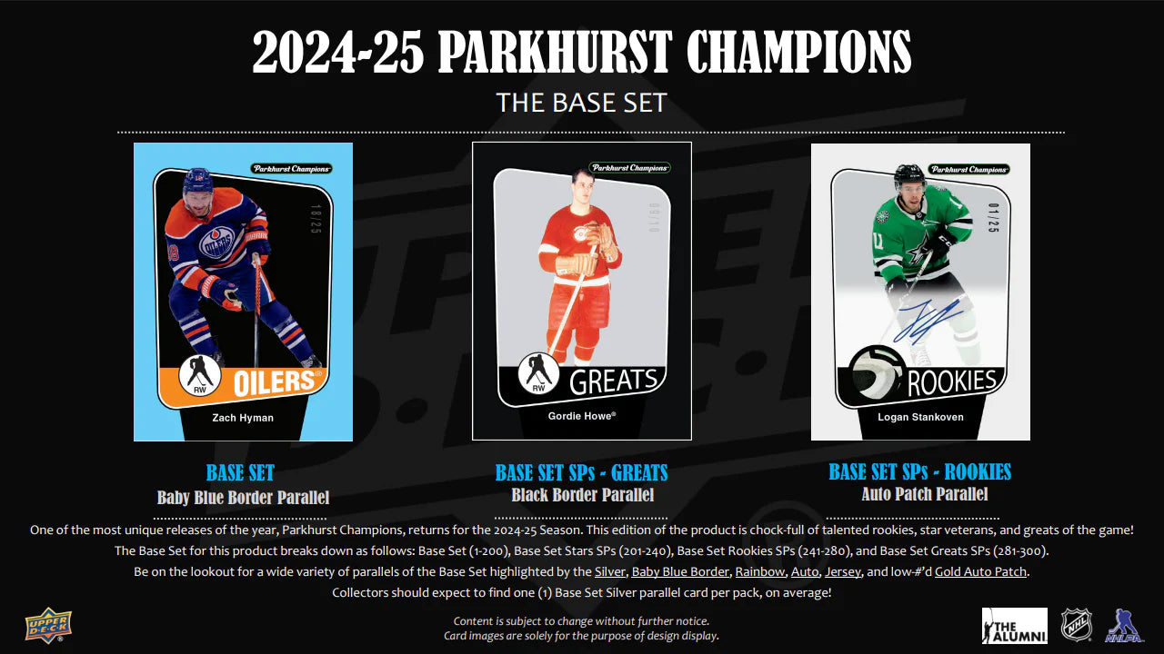 2024-25 Parkhurst Champions Hockey Hobby Box