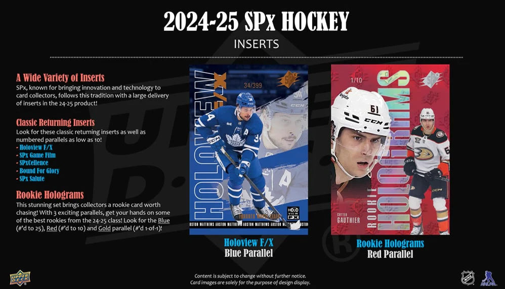 2024-25 SPX Hockey Hobby Box