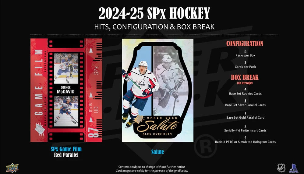2024-25 SPX Hockey Hobby Box