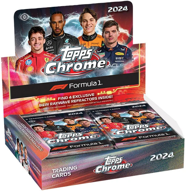 2024 Topps CHROME Formula 1 F1 Racing Hobby Lite Box