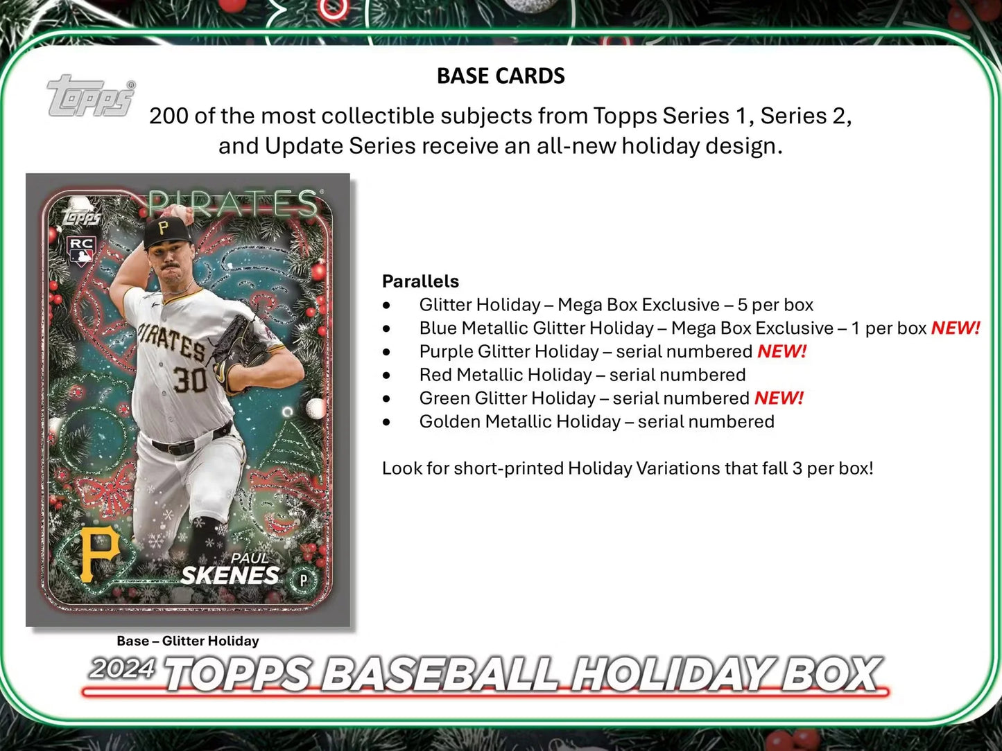 2024Topps Holiday MLB Baseball Mega Box