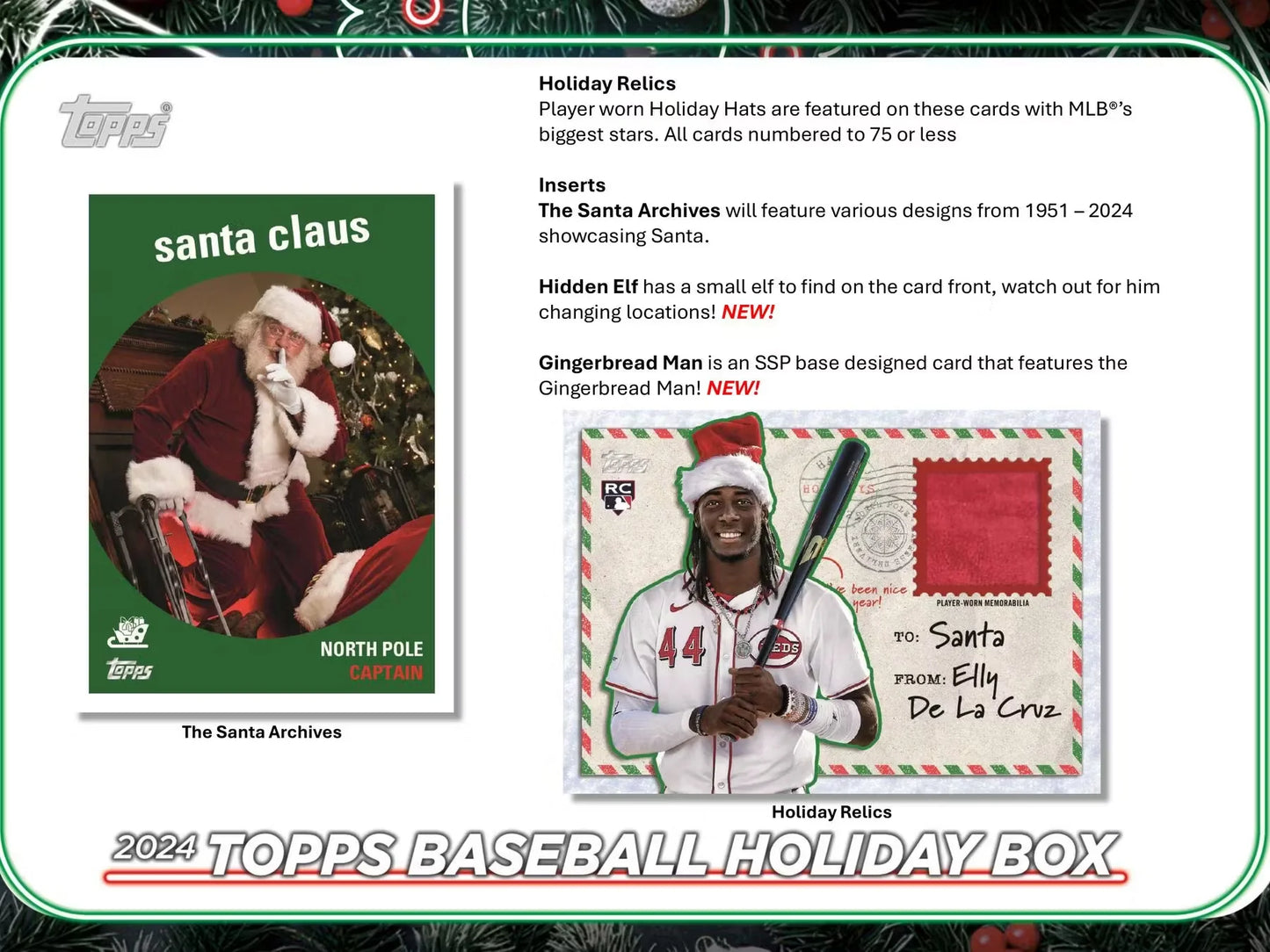 2024Topps Holiday MLB Baseball Mega Box