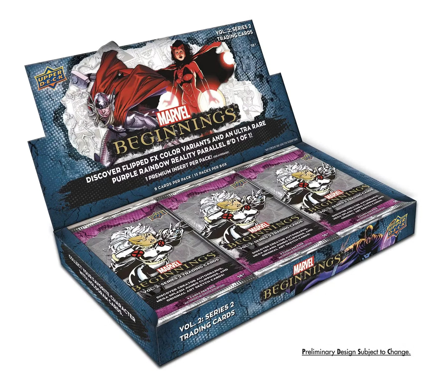 Marvel Beginnings Volume 2 Series 2 Hobby Box