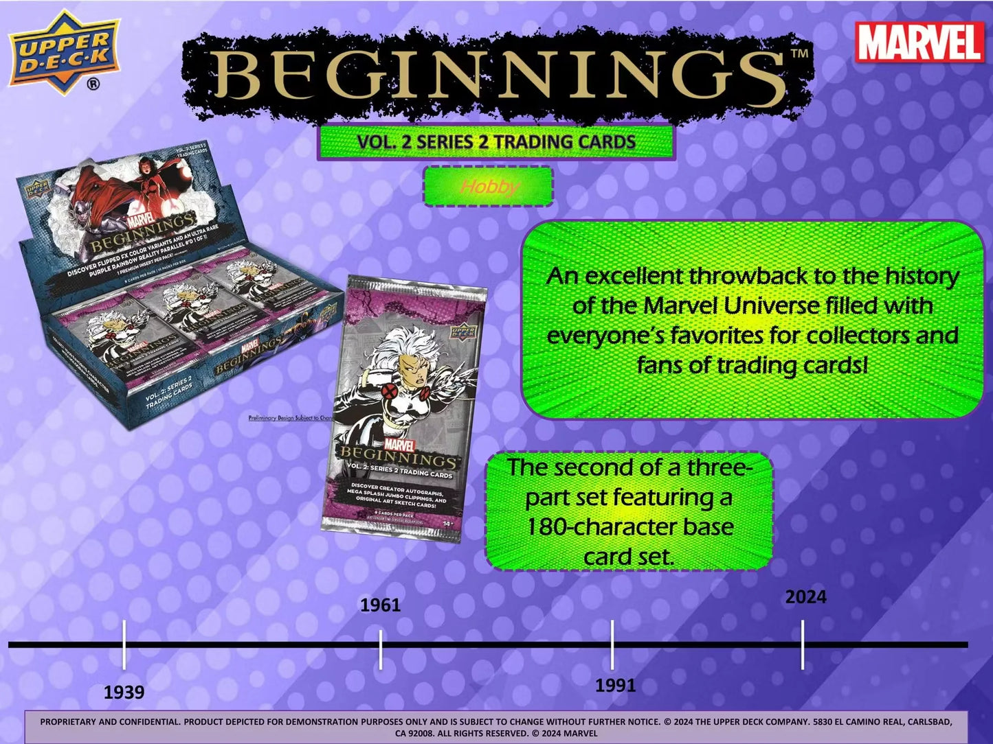Marvel Beginnings Volume 2 Series 2 Hobby Box