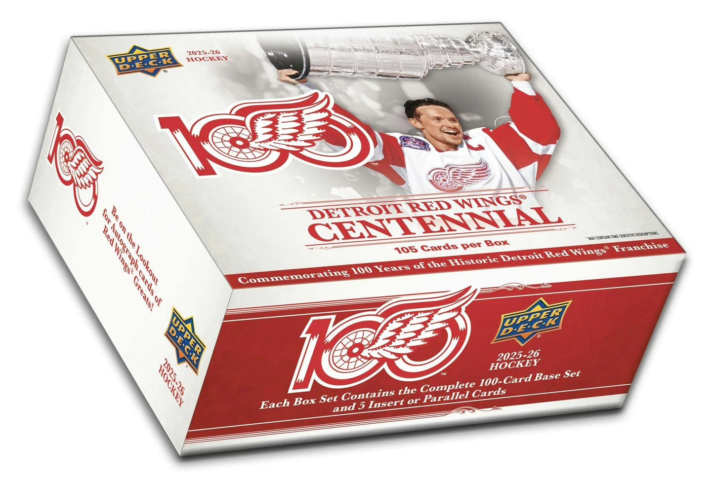 2025-26 Upper Deck Detroit Red Wings Centennial Box Set