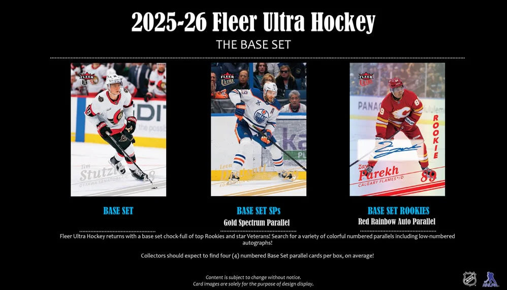 2025-26 Upper Deck UD FLEER ULTRA Hockey Hobby Box