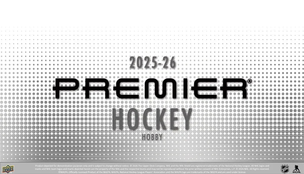 2025-26 UD Premier Hockey Hobby Box *Contact for Pricing & Availablity
