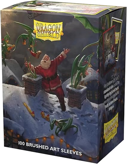 2025 Christmas - Dragon Shield Brushed Art Sleeves 100 Pack