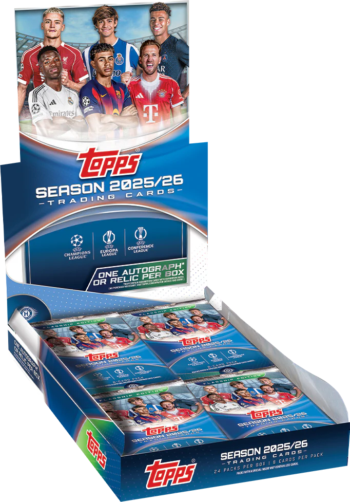 2025-26 Topps UEFA Champions League Soccer Hobby Box