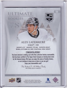 Alex Laferriere Ultimate Rookie Jersey /599 Card #109 2023-24 Upper Deck Ultimate Collection Rookie Card RC Los Angeles Kings