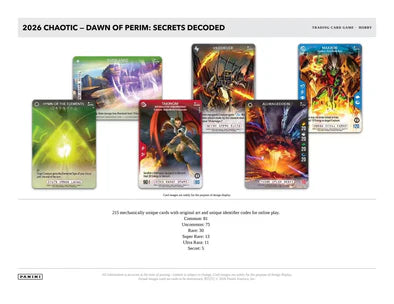 Chaotic - Dawn of Perim: Secrets Decoded - Booster Box (Pre-Order)