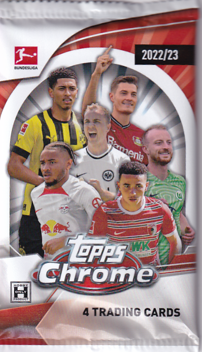 2022-23 Topps Chrome Bundesliga Soccer Hobby Pack