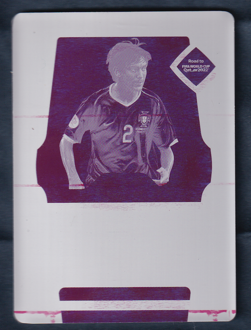 PAULO FERREIRA 2022 Panini National Treasures FIFA Road To World Cup Printing Plate 1/1 Magenta Soccer