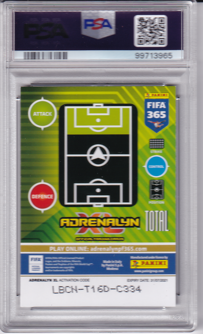 ERLING HAALAND Panini Adrenalyn XL FIFA 365 PSA 9 #322