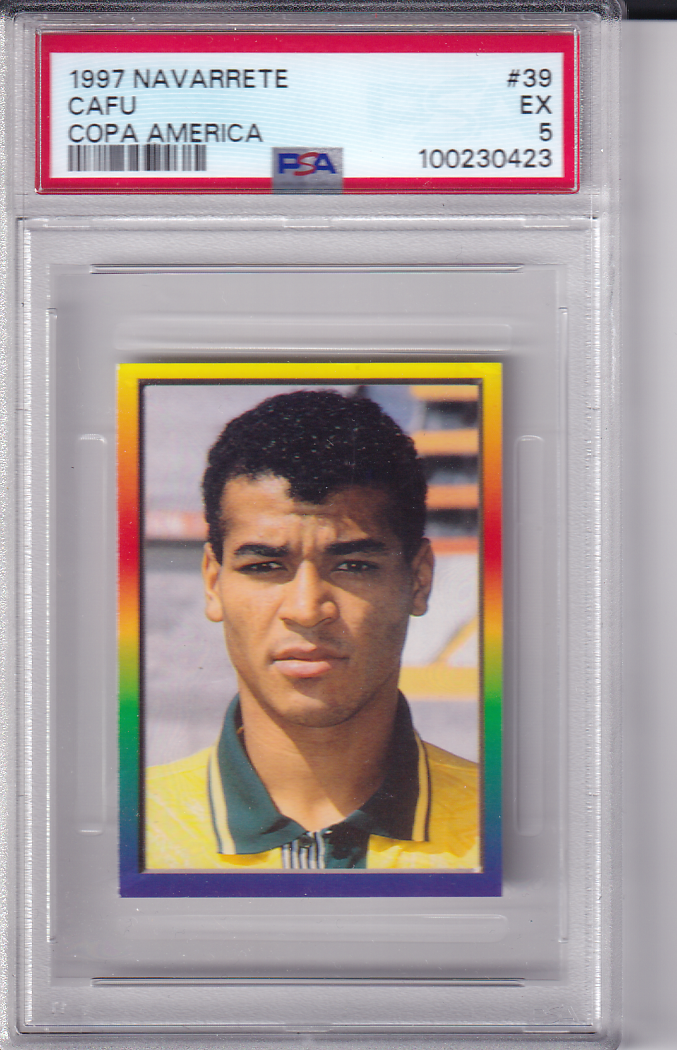 CAFU 1997 Navarrete Copa America PSA 5 Sticker