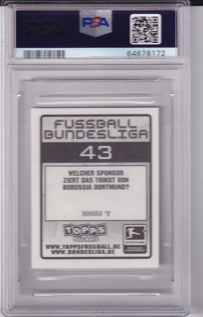 ROBERT LEWANDOWSKI 2010 Topps Fussball Bundesliga Sickers #43 Rookie
