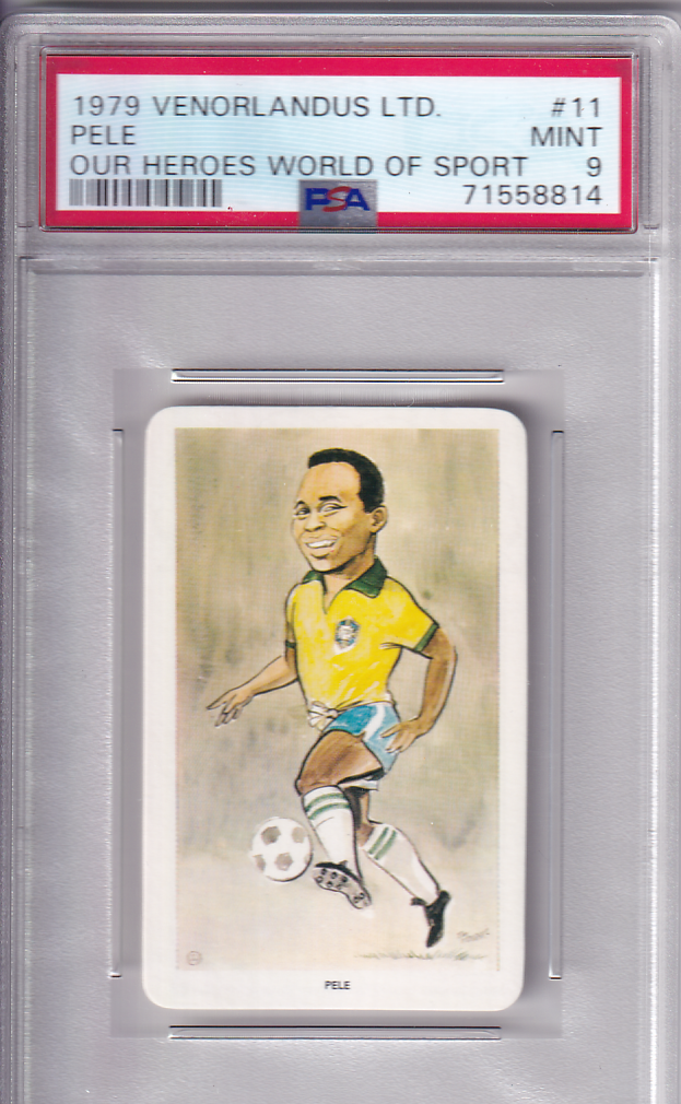 PELE - Venorlandus Ltd. - Our Heroes World of Sport #11 PSA 9