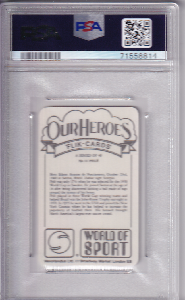 PELE - Venorlandus Ltd. - Our Heroes World of Sport #11 PSA 9