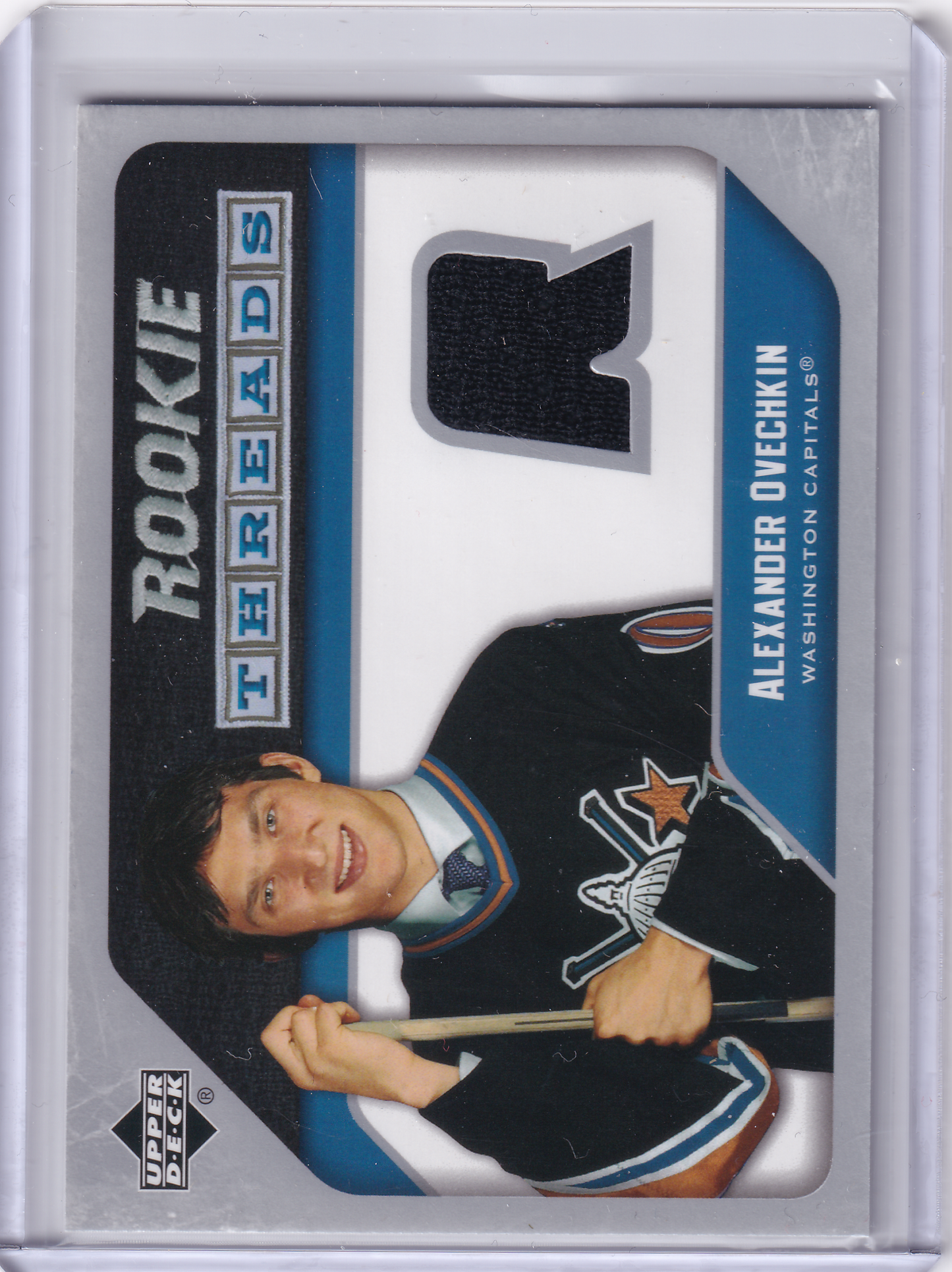 ALEXANDER OVECHKIN 2005-06 Upper Deck UD Rookie Threads Card #RT-AO Washington Capitals RC