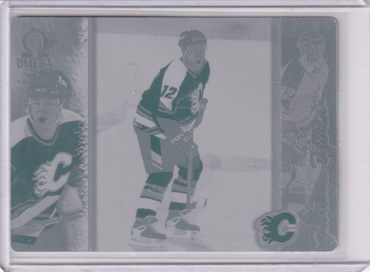 JAROME IGINLA 1999-00 Pacific Omega Printing Plate Calgary Flames #36 1/1