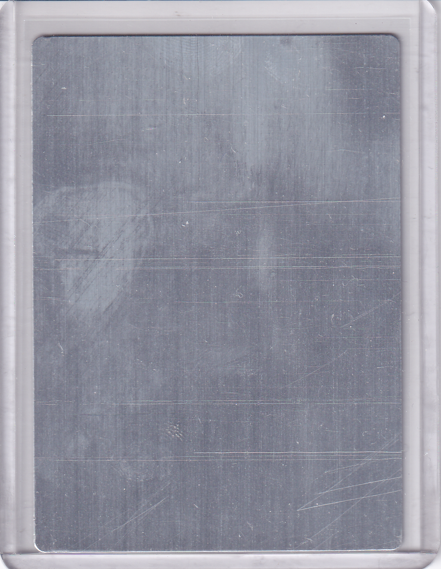 JAROME IGINLA 2000-01 Pacific Vanguard Back Printing Plate Calgary Flames #16 1/1