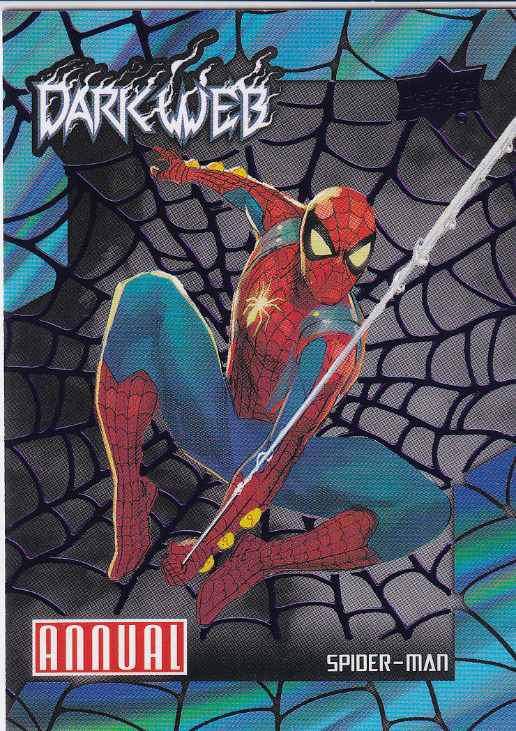 2023-24 UD Marvel Annual SPIDER-MAN Dark Web Purple /99